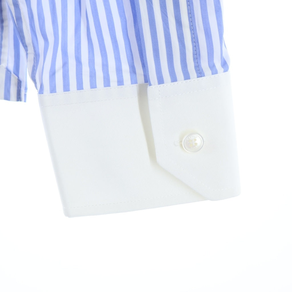 CELINE(セリーヌ) ストライプコットンポプリン 長袖シャツ ブルー RC0BX1389