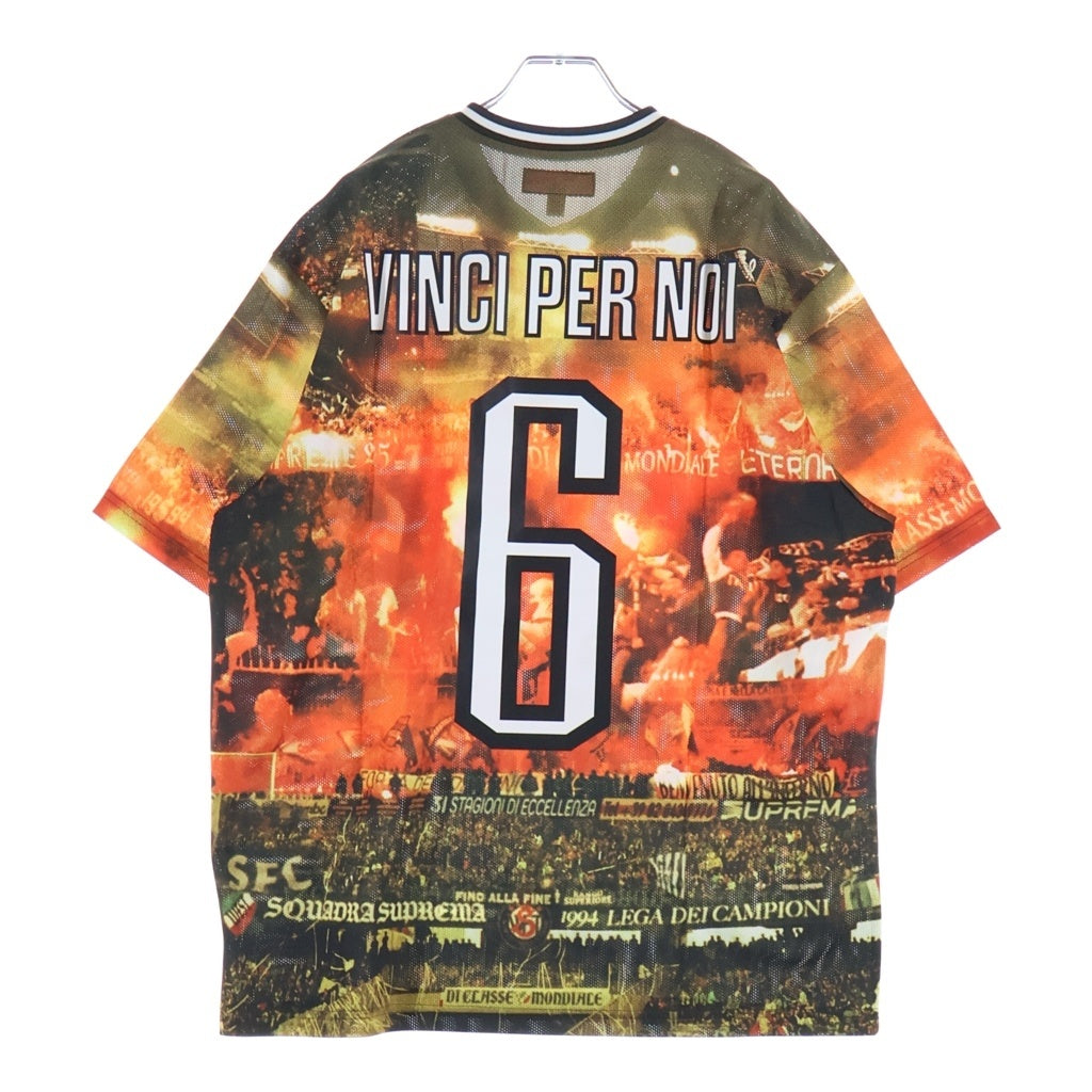SUPREME(シュプリーム) 25SS Vinci Per Noi Soccer Jersey ヴィンチペルノイ サッカージャージ 半袖ゲームシャツ オレンジ M