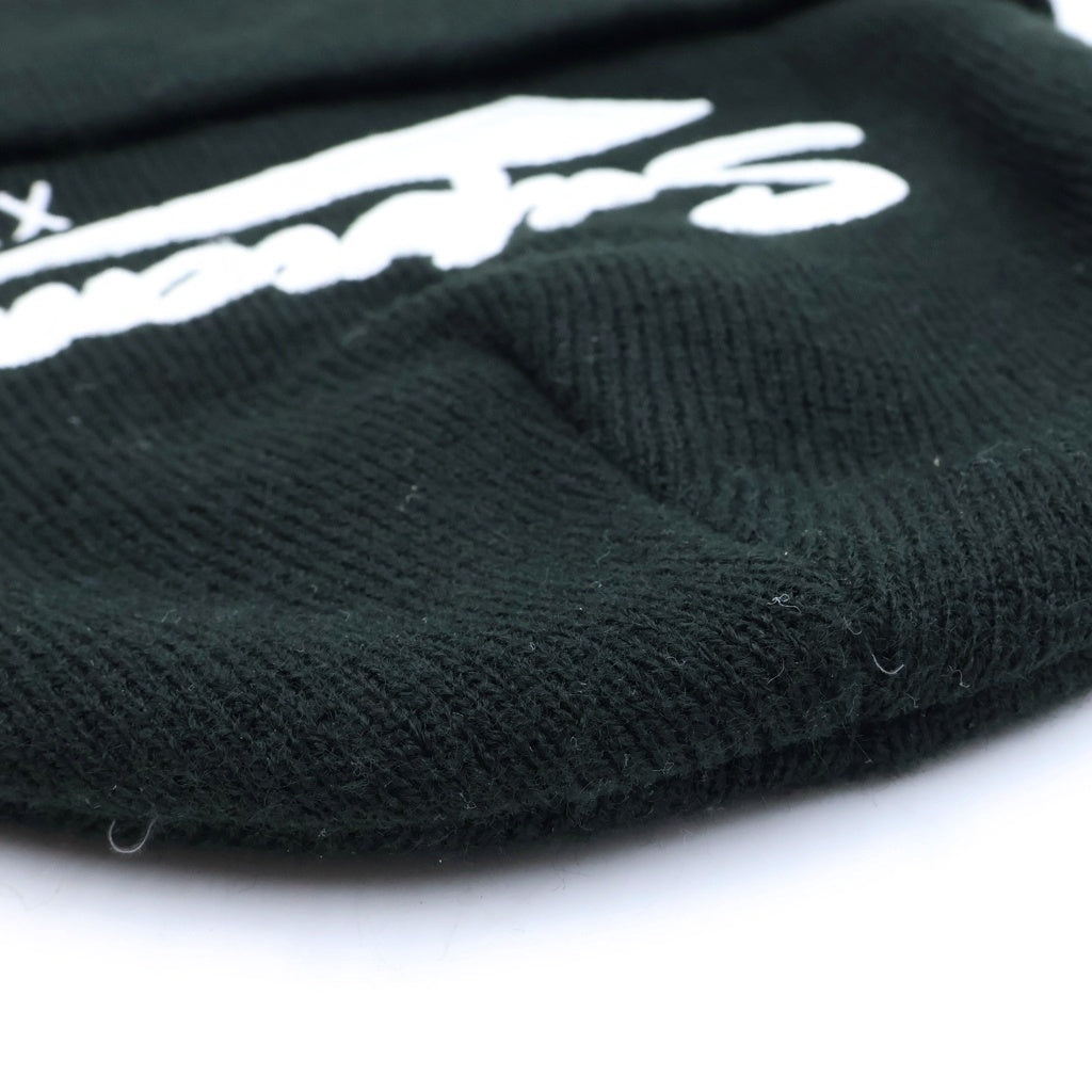 SUPREME(シュプリーム) 24SS New Era Salvation Beanie ニューエラ サルベーションロゴニットビーニー キャップ ブラック 帽子