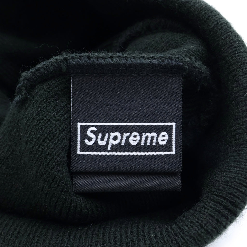 SUPREME(シュプリーム) 24SS New Era Salvation Beanie ニューエラ サルベーションロゴニットビーニー キャップ ブラック 帽子