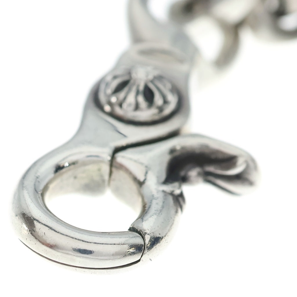 CHROME HEARTS(クロムハーツ) CLASSIC SHORT-T/ 2クリップショートクラシック ウォレットチェーン シルバー BCA068