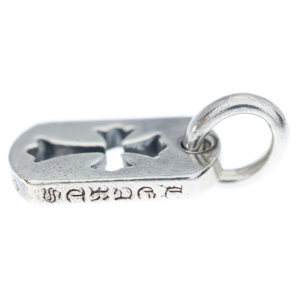 CHROME HEARTS(クロムハーツ) DT TNY CO CRS タイニーカットアウトクロスドッグタグ チャーム ペンダントトップ シルバー BCA252