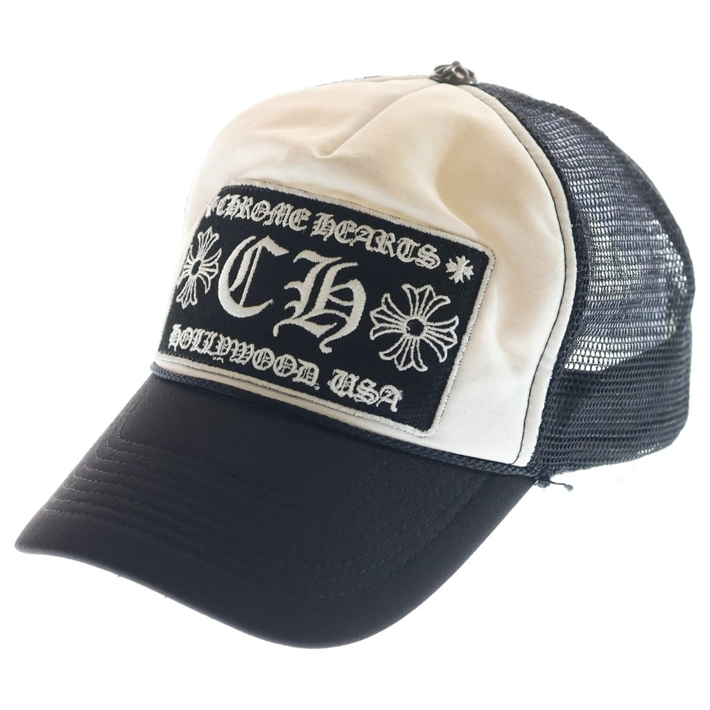 CHROME HEARTS(クロムハーツ) TRUCKER CAP トラッカー メッシュキャップ 帽子 ホワイト/ブラック