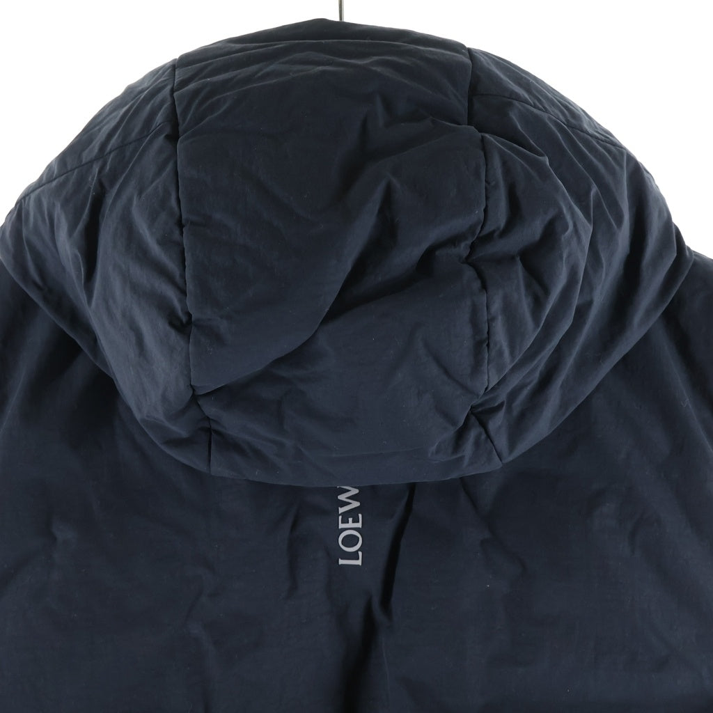 LOEWE(ロエベ) タイダイ テクニカルシェル フーデッドパファーベストジャケット ブラック H929Y02W21