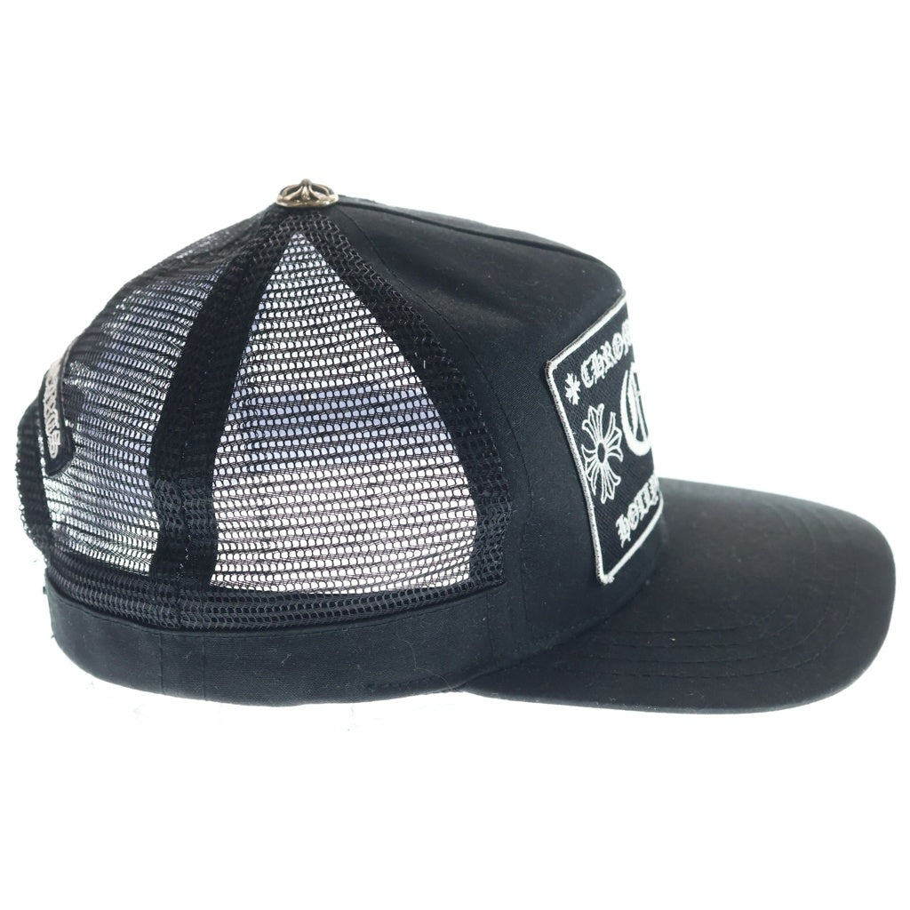 CHROME HEARTS(クロムハーツ) TRUCKER CAP CHロゴ メッシュ 5パネル トラッカーキャップ 帽子 ブラック