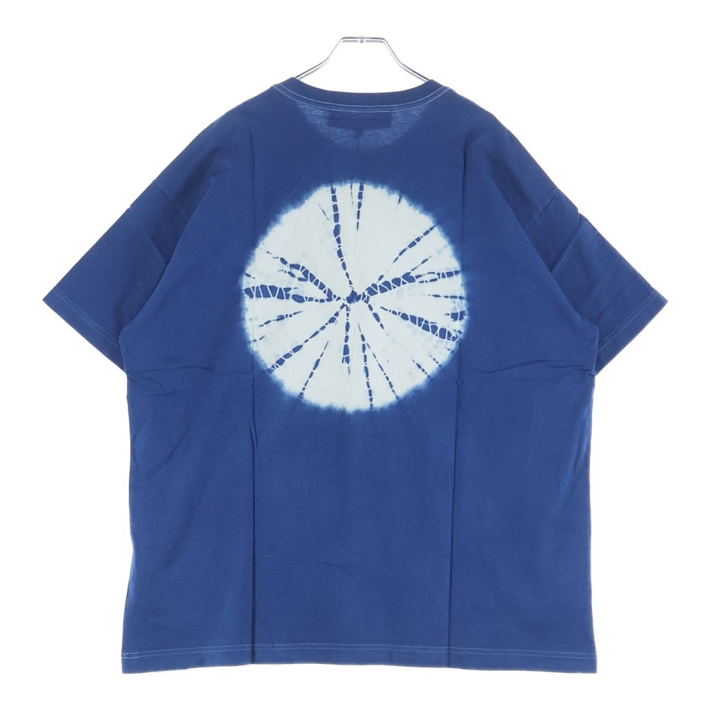 KITH(キス) BUAISOU Aizome Vintage S/S Tee 藍染ヴィンテージ ボックスロゴ半袖Tシャツ カットソー ブルー 24-071-060-0000-1-0