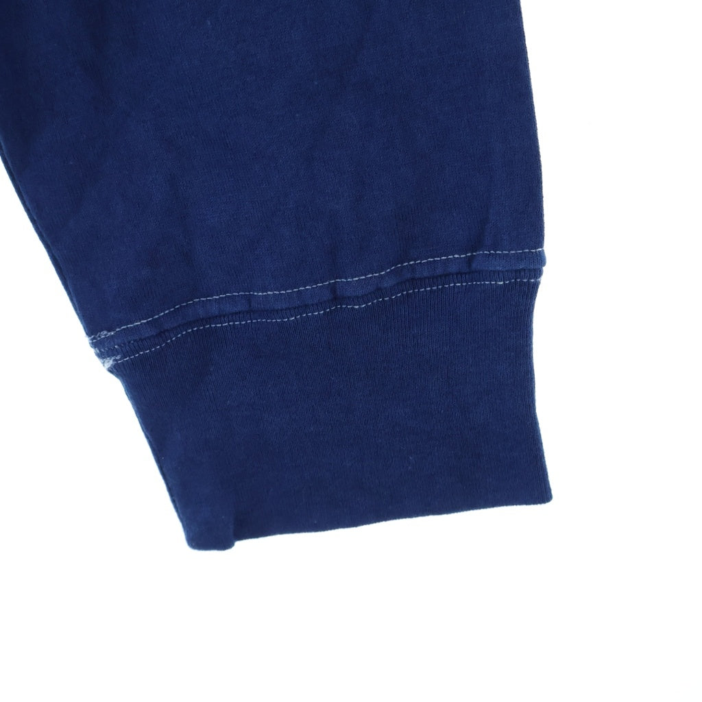KITH(キス) 24SS Aizome Vintage L/S Tee 藍染ヴィンテージ 長袖Tシャツ カットソー ブルー 24-070-060-0000-2-0