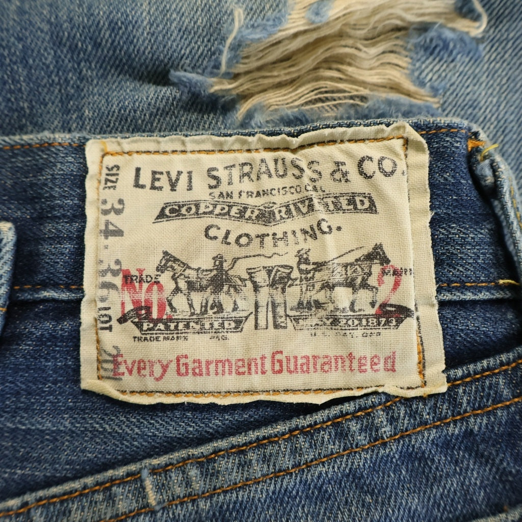 Levi's(リーバイス) 1920復刻 201XX ボタンフライ デニムパンツ インディゴ