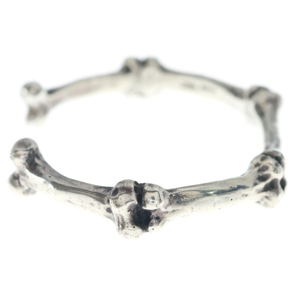 CRAZY PIG(クレイジーピッグ) ボーンモチーフ バングル ブレスレット シルバー
