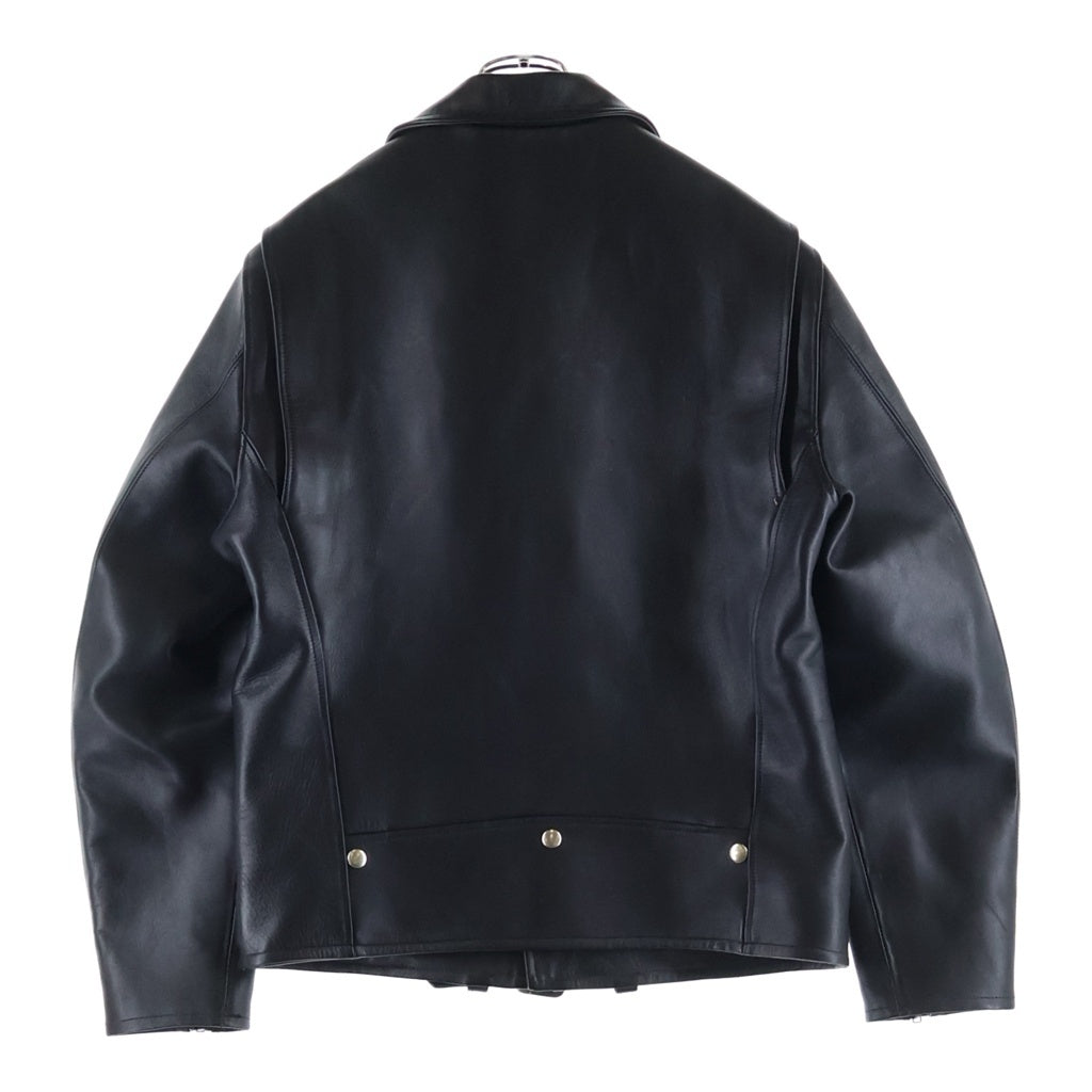 JELADO(ジェラード) REBEL JACKET HORSE HIDE レベル ホースハイド ダブルブレスト レザージャケット ライダースジャケット ブラック