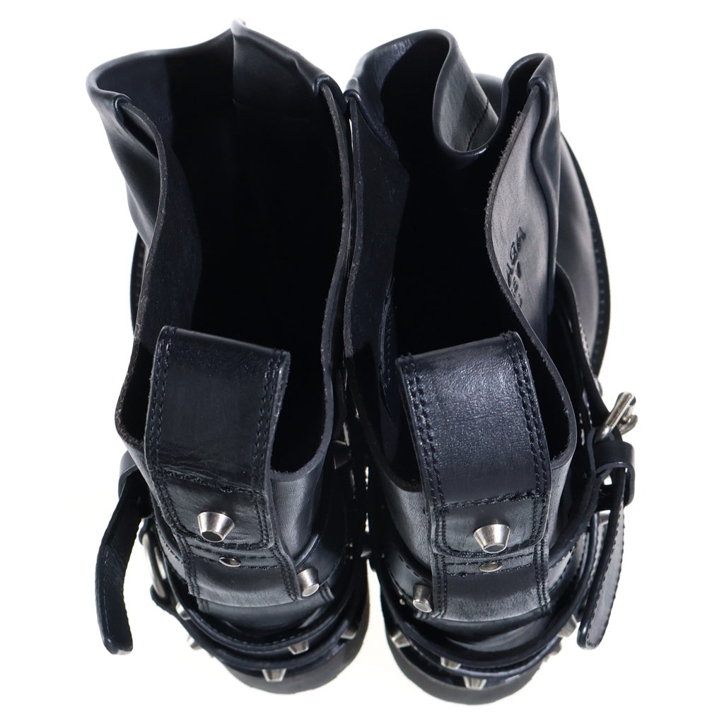 BALENCIAGA(バレンシアガ) VENOM CITY BOOTS ベノム シティー レザーブーツ ブラック