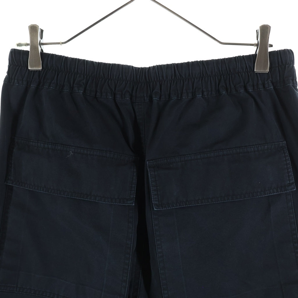 Rick Owens(リックオウエンス) CARGO BELAS WIDE PANTS カーゴベラ ドローストリング ワイドパンツ ブラック RU01C4399-TE