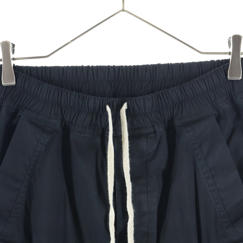 Rick Owens(リックオウエンス) 22AW MASTODON CARGO マストドン ドローストリング カーゴパンツ ブラック RU02B2396-TE