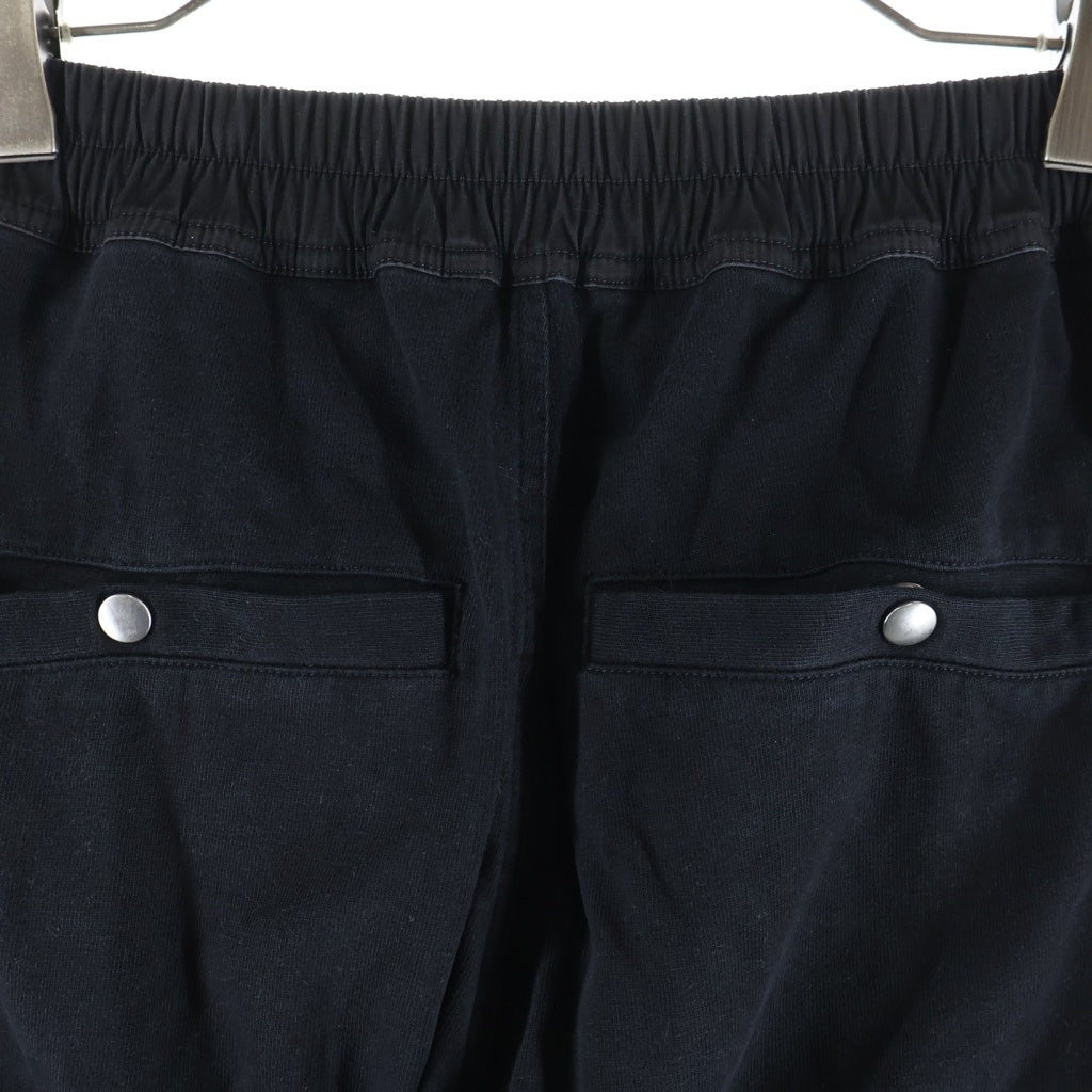 Rick Owens(リックオウエンス) 25SS TECUATL TRACK PANT テクアトル ドローストリング トラックパンツ ブラック RU01E5370-BA