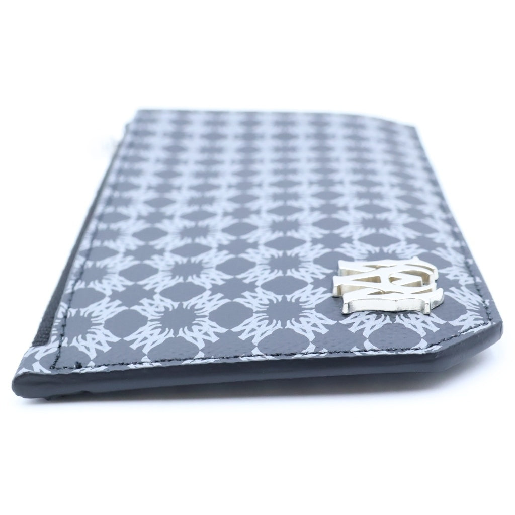 AMIRI(アミリ) ZIP WALLET MAクワッド モノグラム ジップ ウォレット 財布 ブラック SMRLTH0
