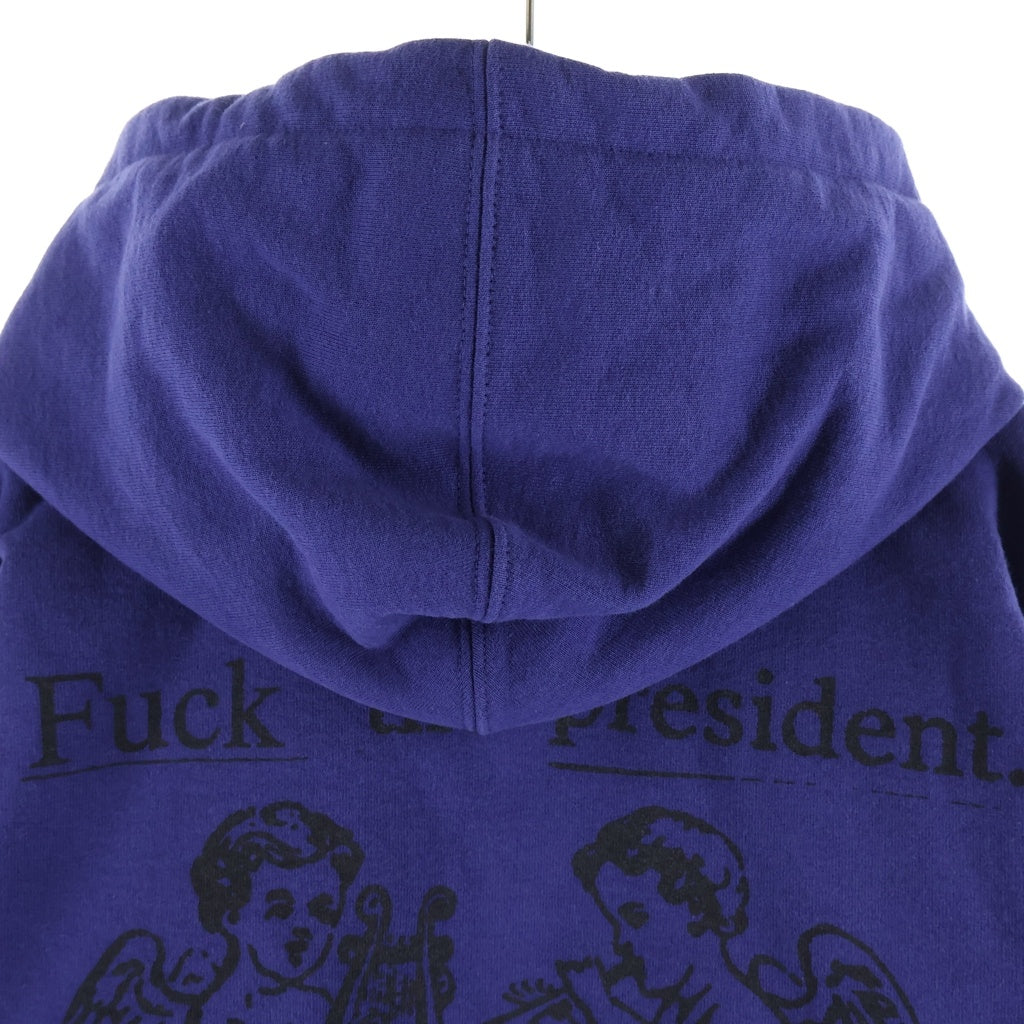 SUPREME(シュプリーム) 25AW President Hooded Sweatshirt プレジデント ロゴプリント フーデッドスウェットシャツ パーカー パープル