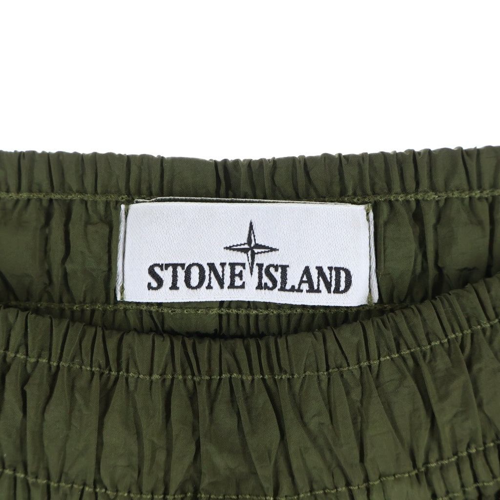STONE ISLAND(ストーンアイランド) 23AW ロゴワッペン ナイロンメタル カーゴパンツ カーキ 791531019