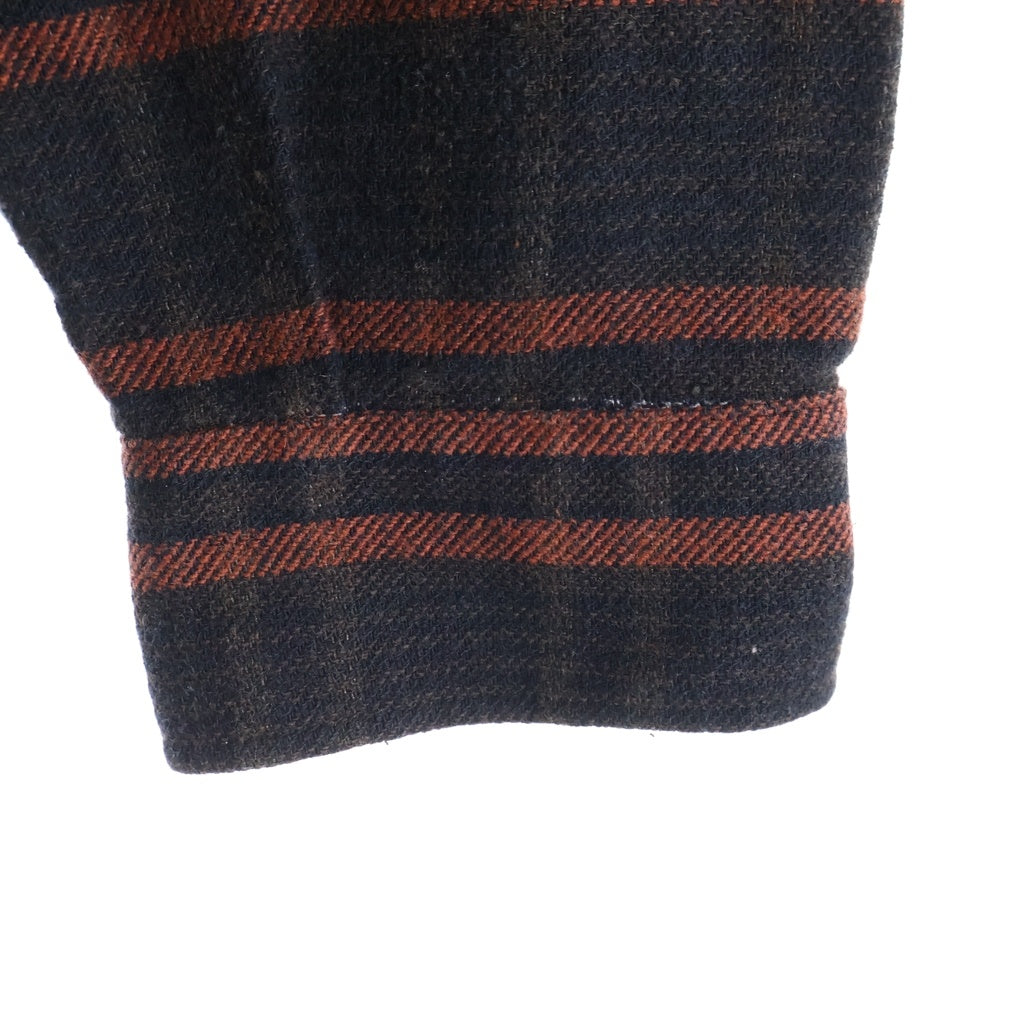 OUR LEGACY(アワーレガシー) ×STUSSY Work Shop Check Shirt ステューシー ワークショップチェック 長袖シャツ レッド/ブラウン