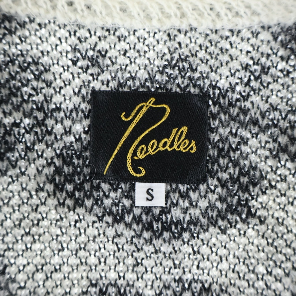 Needles(ニードルス) MOHAIR CARDIGAN モヘア 総柄 ニット カーディガン ホワイト PU312