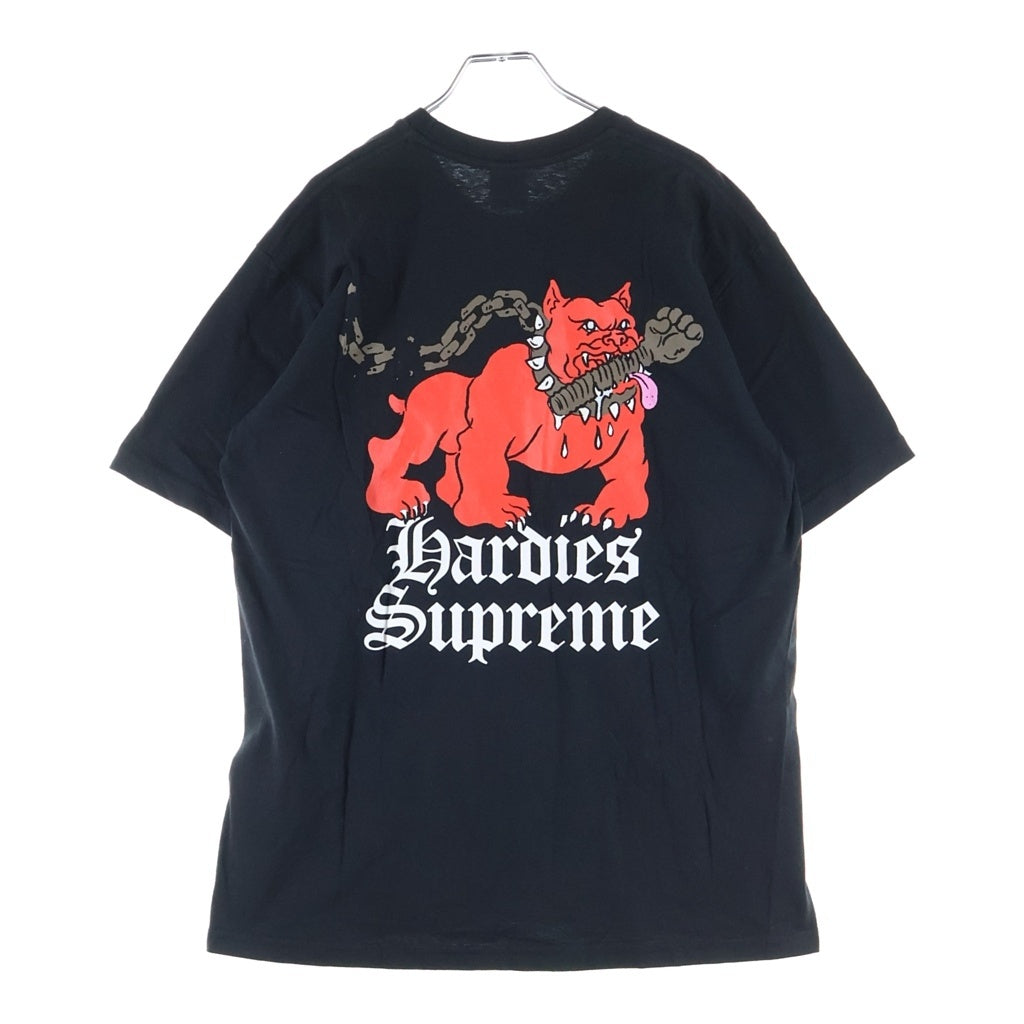 SUPREME(シュプリーム) 23SS Hardies Dog Tee ハーディーズ クルーネック カットソー 半袖Tシャツ ブラック