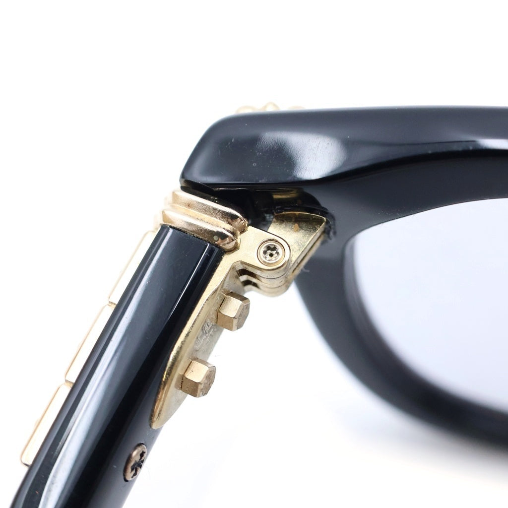 CHROME HEARTS(クロムハーツ) SMOKE SHOW-A スモークショー クリアフレーム CHプラス テンプル ウェリントン アイウェア サングラス 眼鏡 ブラック