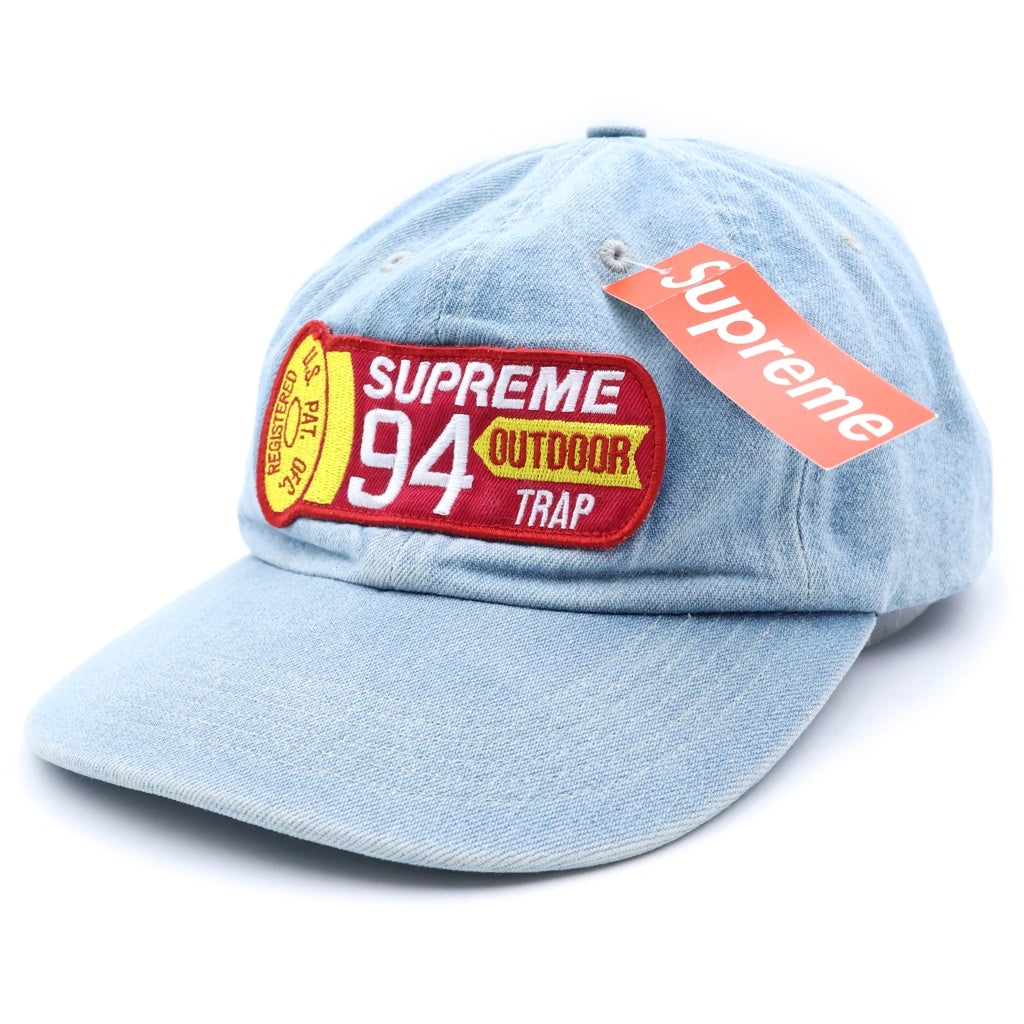 SUPREME(シュプリーム) 21SS Outdoor Trap 94 ロゴ刺繍キャップ 帽子 ブルー
