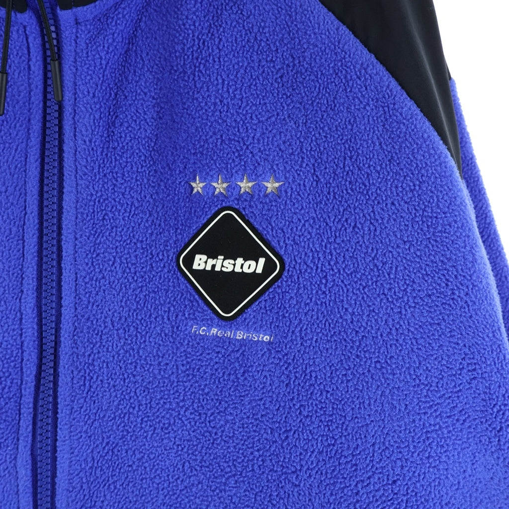 F.C.R.B./F.C.Real Bristol/FCRB(エフシーアールビー/エフシーレアルブリストル) POLARTEC FLEECE STAND COLLAR BLOUSON ポーラテックフリーススタンドカラーブルゾン ブラックブルー FCRB-189032