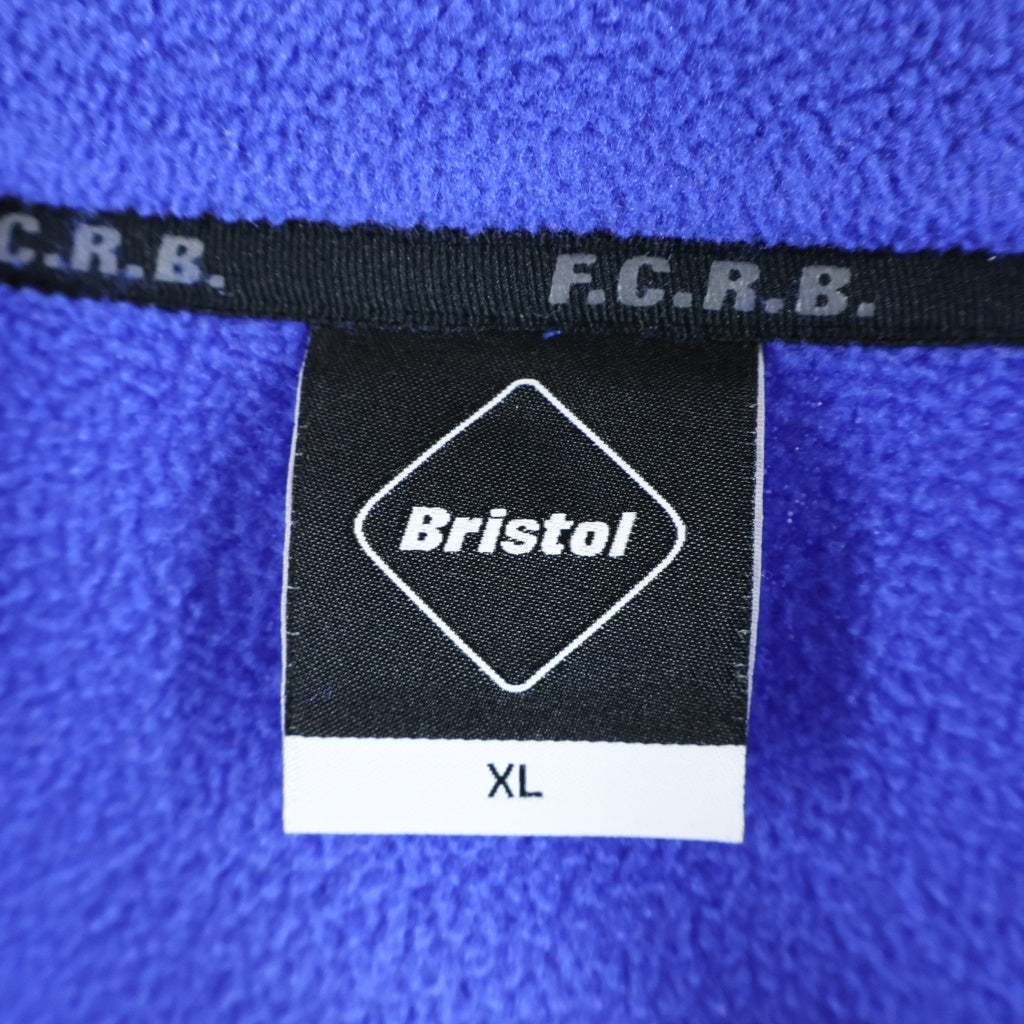 F.C.R.B./F.C.Real Bristol/FCRB(エフシーアールビー/エフシーレアルブリストル) POLARTEC FLEECE STAND COLLAR BLOUSON ポーラテックフリーススタンドカラーブルゾン ブラックブルー FCRB-189032