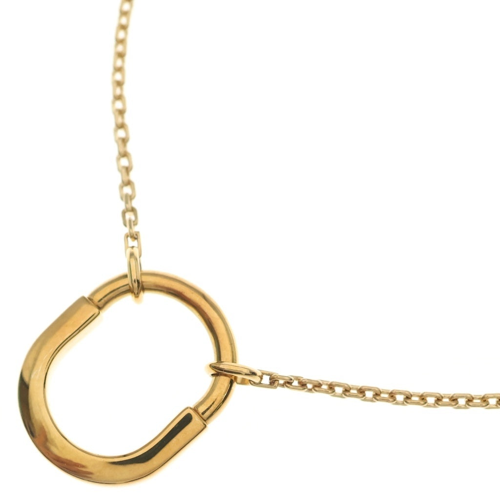 TIFFANY & Co.(ティファニー) K18YG ロック ペンダント スモール ネックレス イエローゴールド