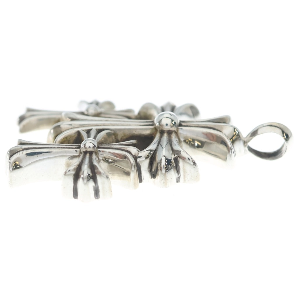 CHROME HEARTS(クロムハーツ) 3 CH CRS SML トリプルCHクロス スモール ペンダントトップ シルバー BCA201