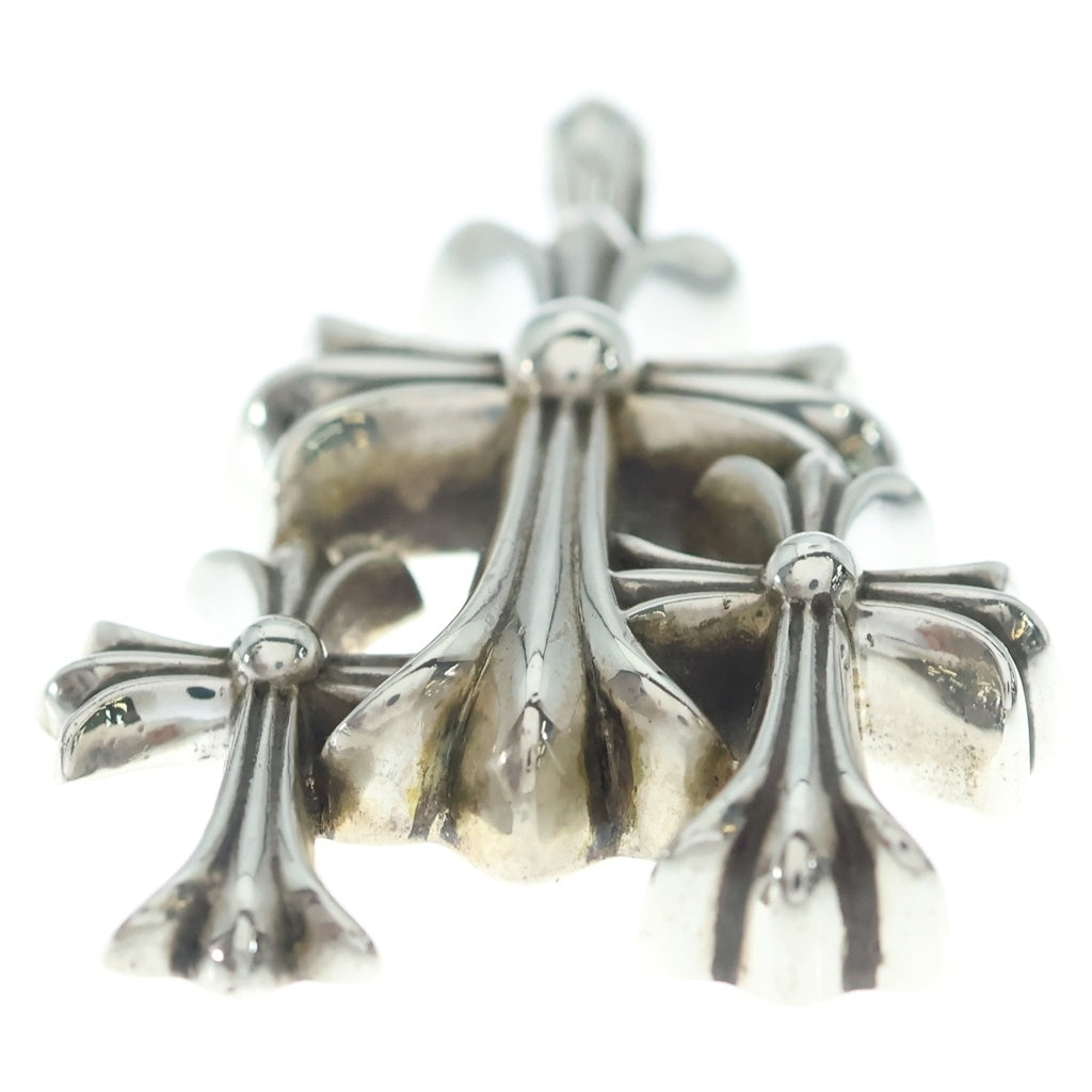 CHROME HEARTS(クロムハーツ) 3 CH CRS SML トリプルCHクロス スモール ペンダントトップ シルバー BCA201