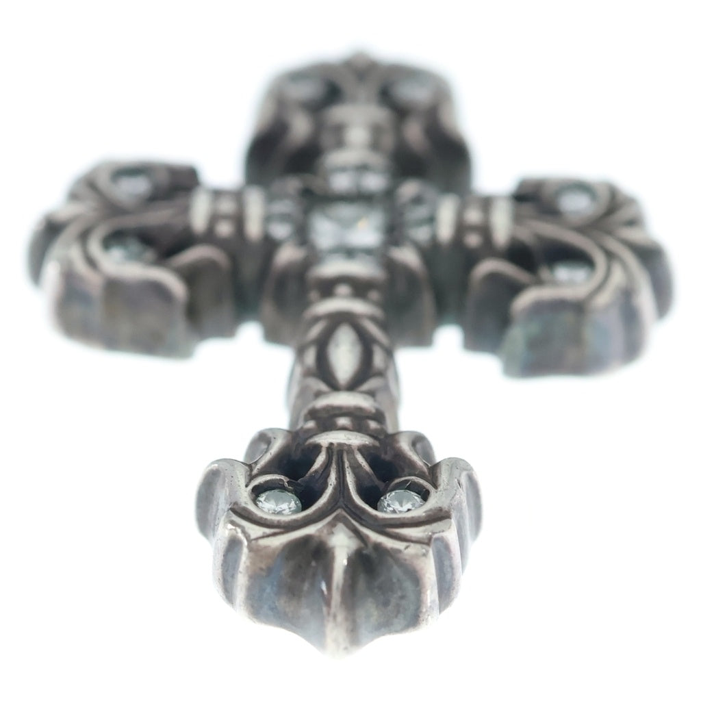 CHROME HEARTS(クロムハーツ) FILIG CROSS-XSM P/D フィリグリー クロス XS パヴェダイヤ ペンダントトップ シルバー