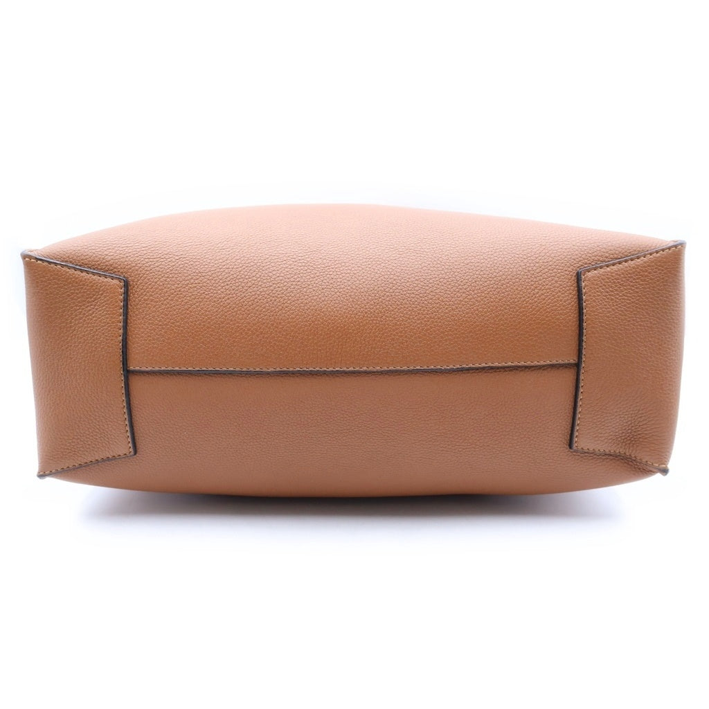 LOEWE(ロエベ) バックルジッパー アナグラム トートバッグ ブラウン レディース