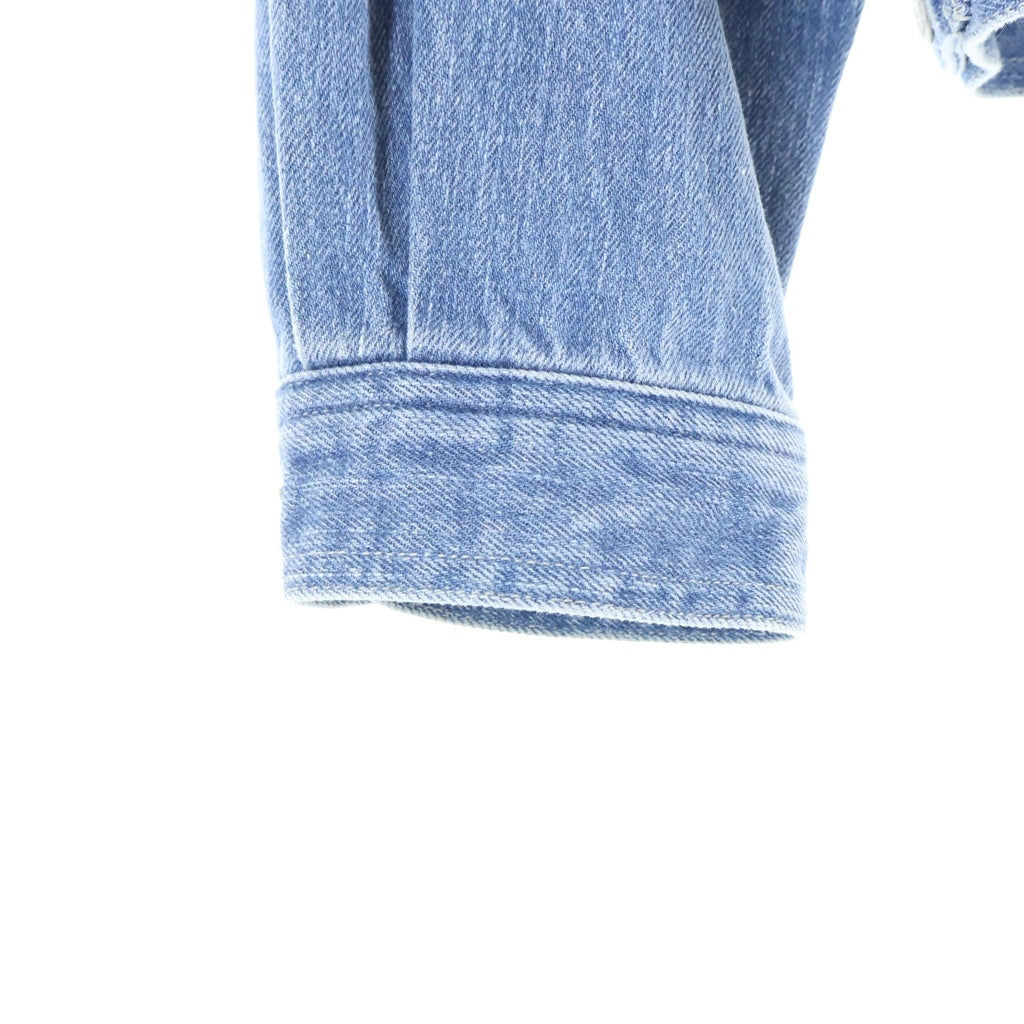 AURALEE(オーラリー) SELVEDGE FADED LIGHT DENIM BLOUSON セルビッジフェイデッドライトデニムブルゾン ジャケット ブルー A24SB01DE