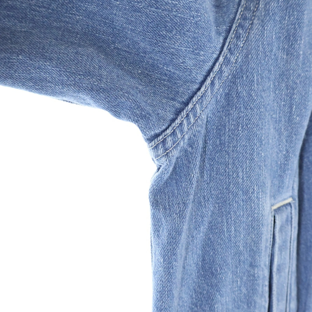 AURALEE(オーラリー) SELVEDGE FADED LIGHT DENIM BLOUSON セルビッジフェイデッドライトデニムブルゾン ジャケット ブルー A24SB01DE