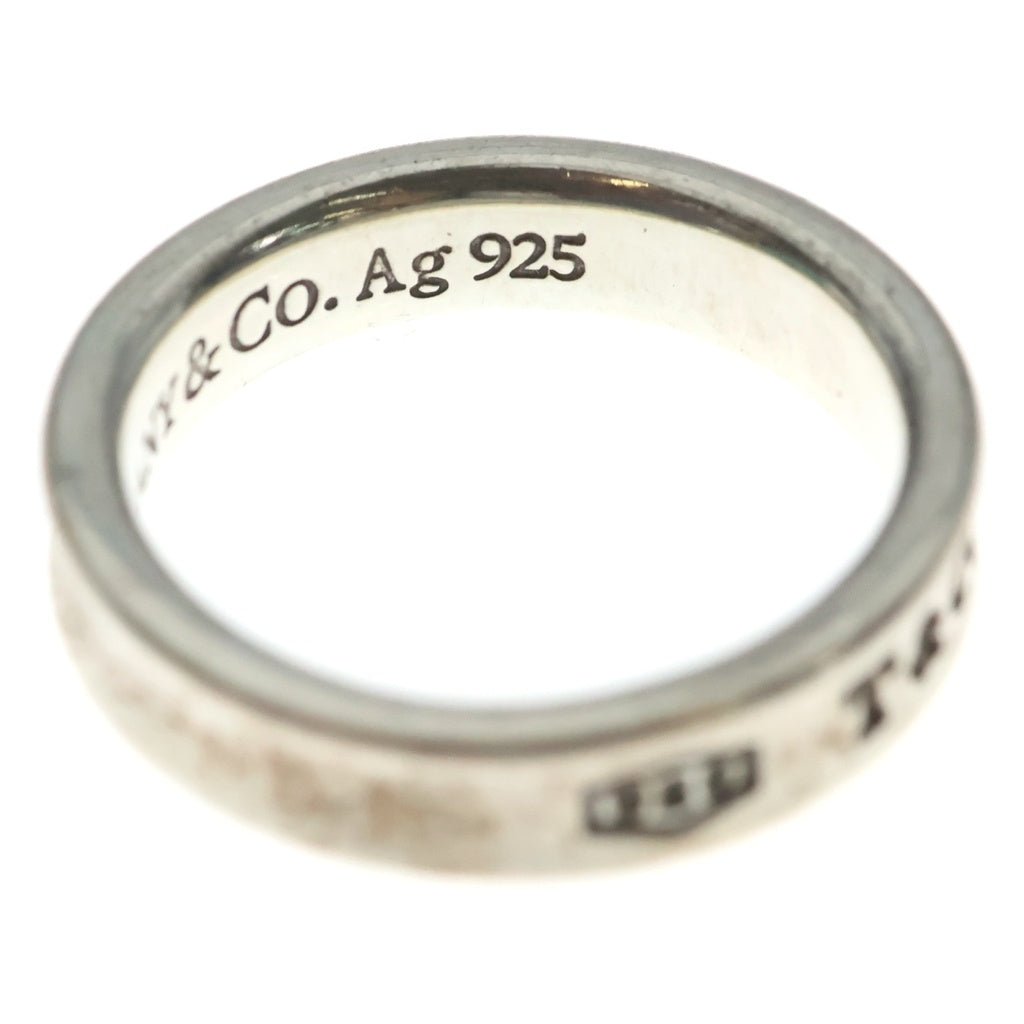TIFFANY & Co.(ティファニー) 1837 ロゴデザイン ナローリング シルバー レディース