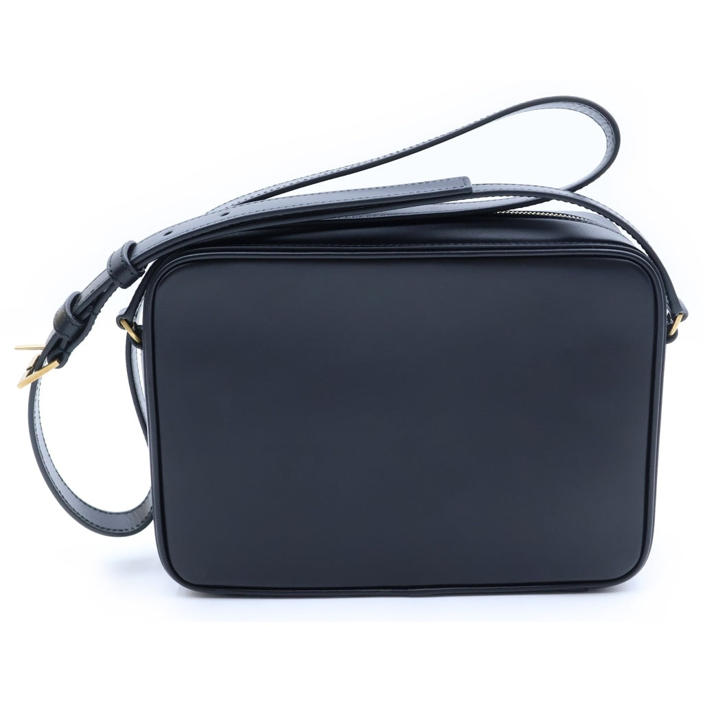 SAINT LAURENT PARIS(サンローランパリ) スムースレザー カメラバッグ ショルダーバッグ ブラック 837819