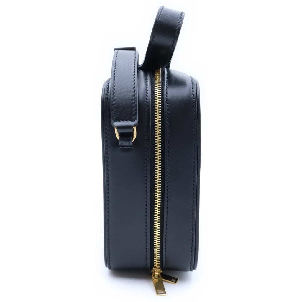 SAINT LAURENT PARIS(サンローランパリ) スムースレザー カメラバッグ ショルダーバッグ ブラック 837819