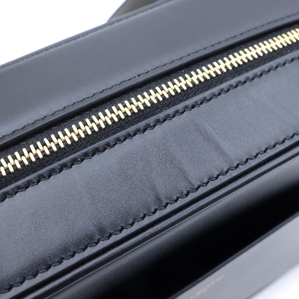 SAINT LAURENT PARIS(サンローランパリ) スムースレザー カメラバッグ ショルダーバッグ ブラック 837819