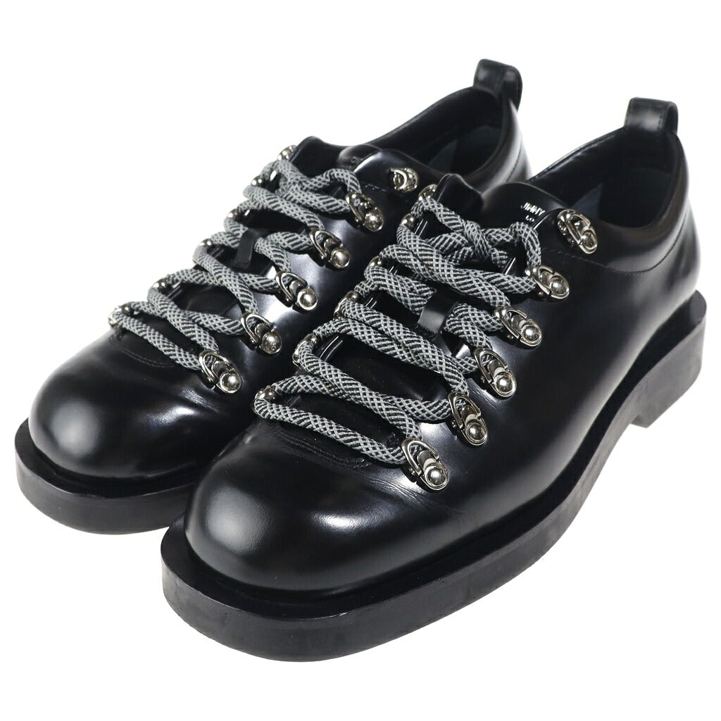 JIMMY CHOO(ジミーチュウ) Smooth Calfskin Leather Reeves Derby Shoes スムースカーフレザー ダービーシューズ 革靴 ブラック REEVESLACEUPPKR
