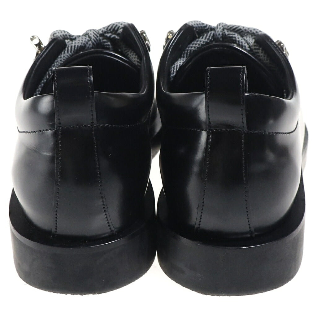 JIMMY CHOO(ジミーチュウ) Smooth Calfskin Leather Reeves Derby Shoes スムースカーフレザー ダービーシューズ 革靴 ブラック REEVESLACEUPPKR