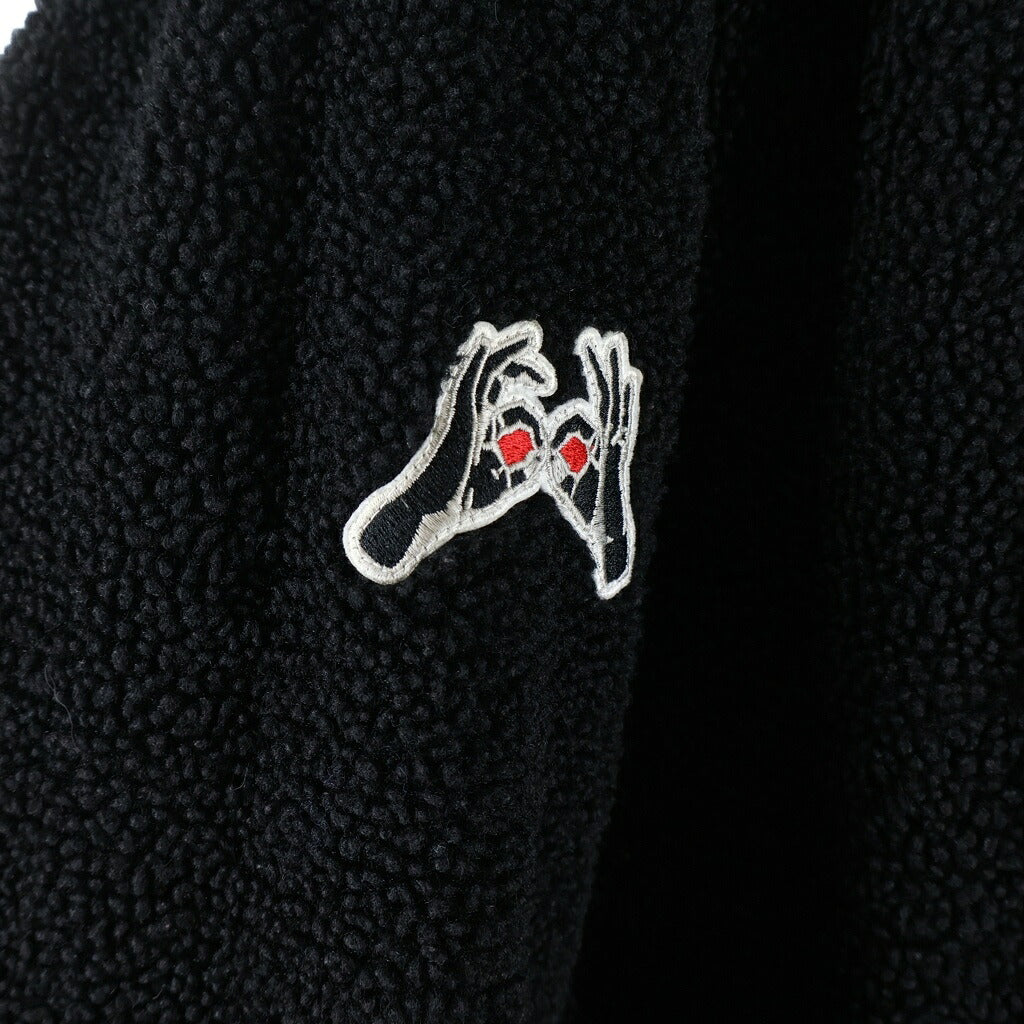 TIGHTBOOTH(タイトブース) WINDOWS BOA JACKET ウィンドーズボアジャケット ブラック