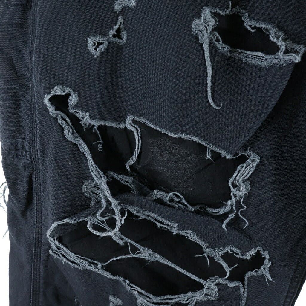 PROJECT G/R(プロジェクトジーアール) DISTRESSSED PATCH WORK PANTS ダメージ加工パッチワークパンツ ボトムス ブラック