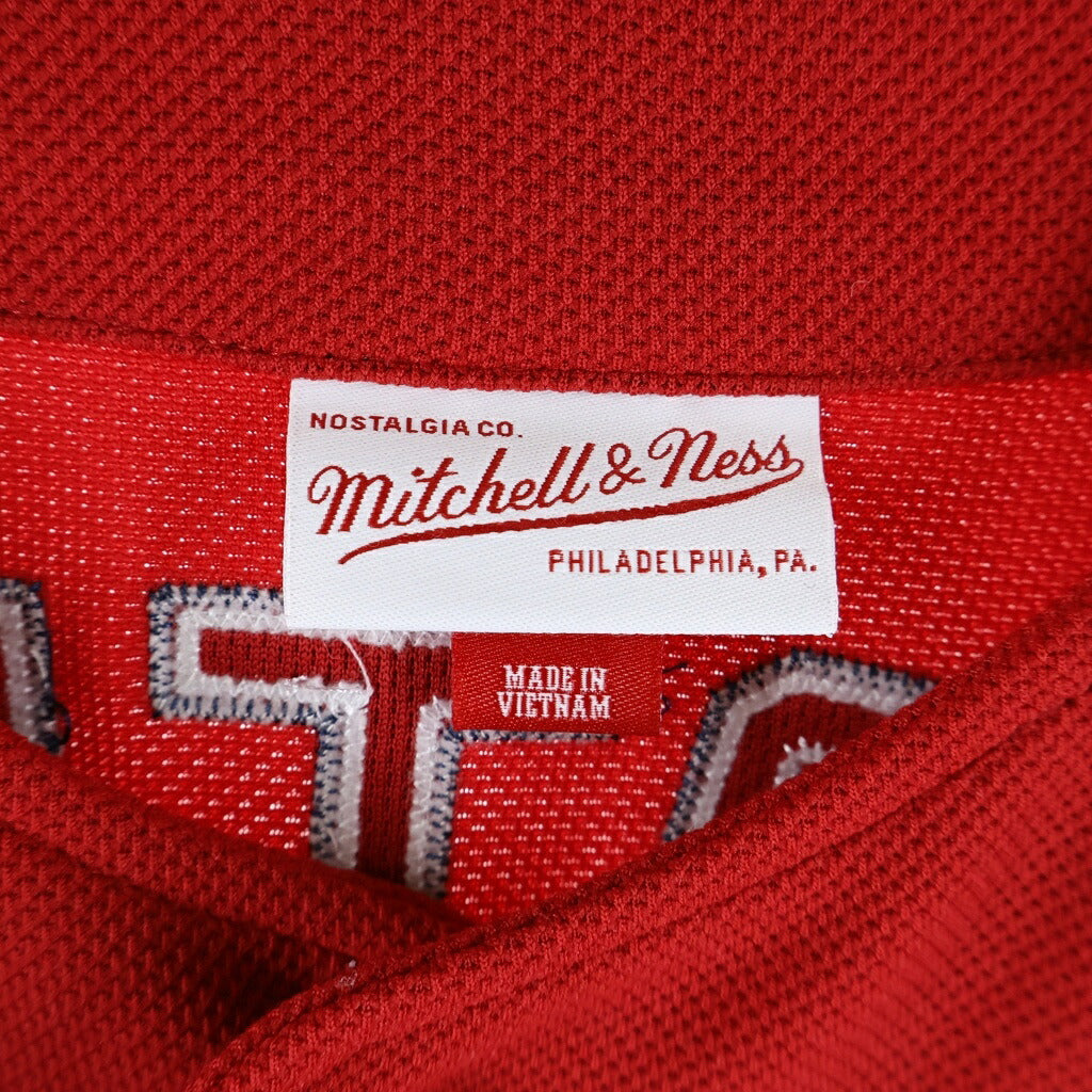 Mitchell&Ness(ミッチェル アンド ネス) MLB RED SOX ORTIZ エムエルビー レッドソックス オルティーズ 半袖ゲームシャツ レッド