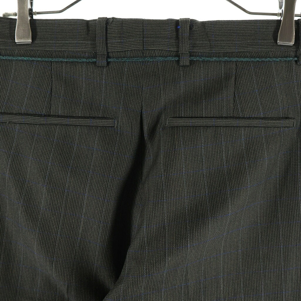Acne Studios(アクネ ストゥディオズ) ループデザイン チェック柄 スラックスパンツ ブラウン FN-MN-TROU000271