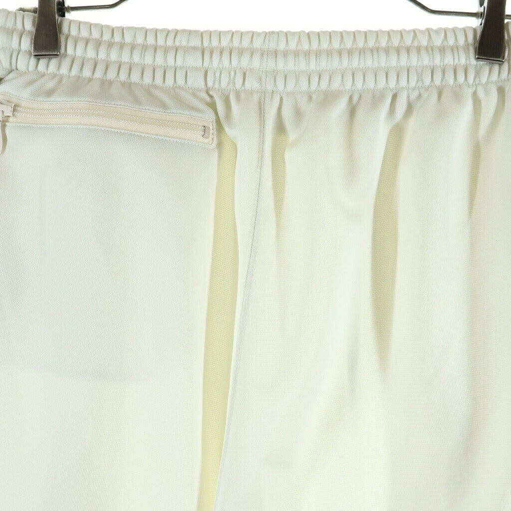 Needles(ニードルス) H.D.TRACK PANT SHORTS ロゴデザイン サイドライン トラック ショートパンツ ホワイト SX1522