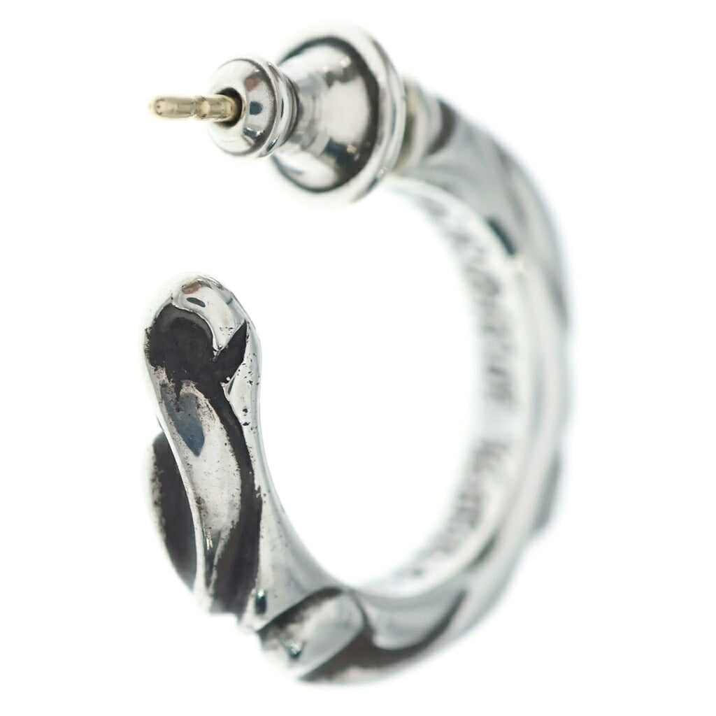 CHROME HEARTS(クロムハーツ) HOOP SCROOL スクロール フープピアス シルバー BCA102