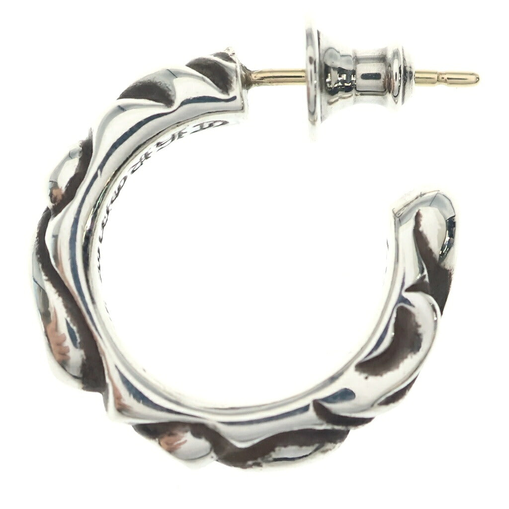 CHROME HEARTS(クロムハーツ) HOOP SCROOL スクロール フープピアス シルバー BCA102