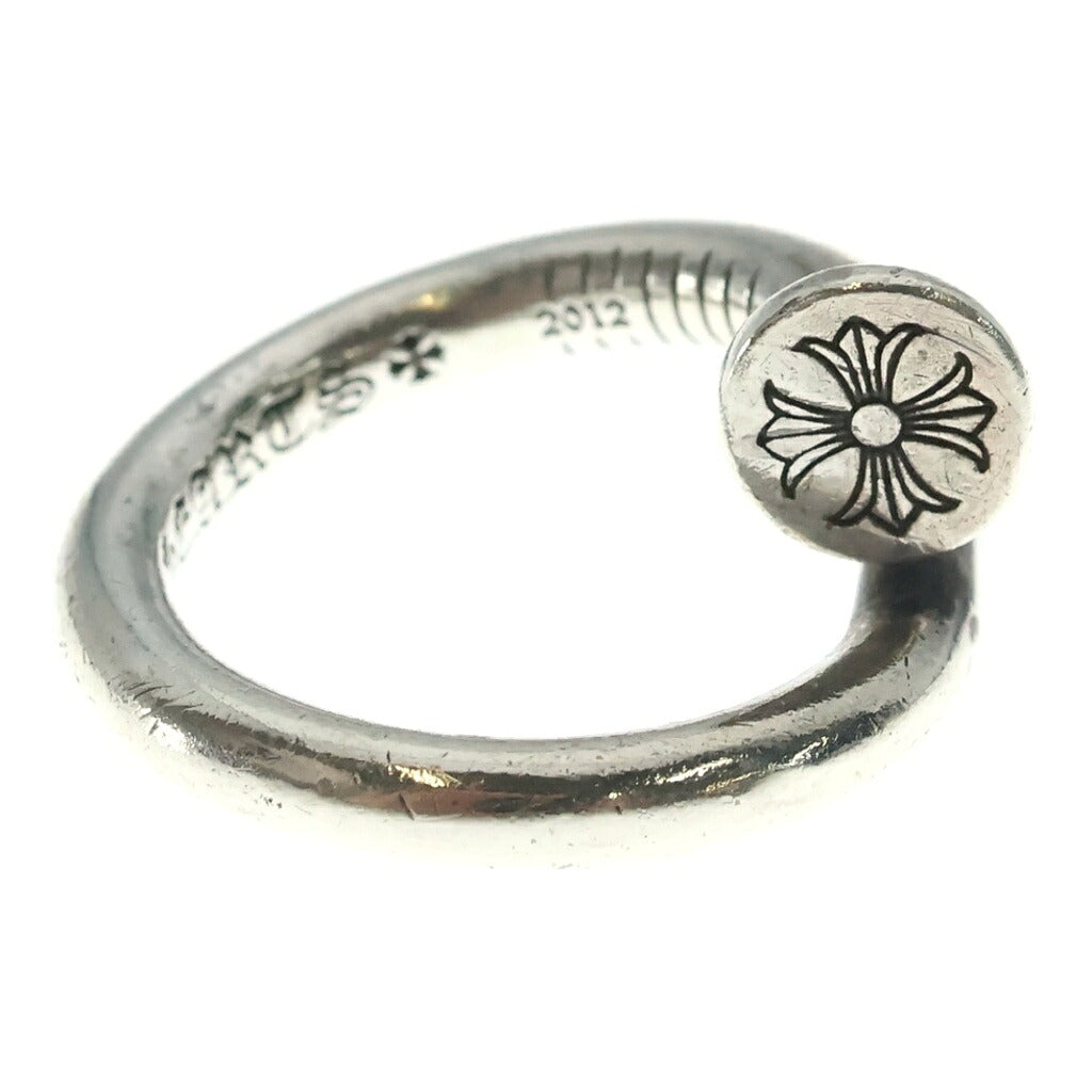 CHROME HEARTS(クロムハーツ) NAIL FLAT ネイル フラット リング シルバー BCA350