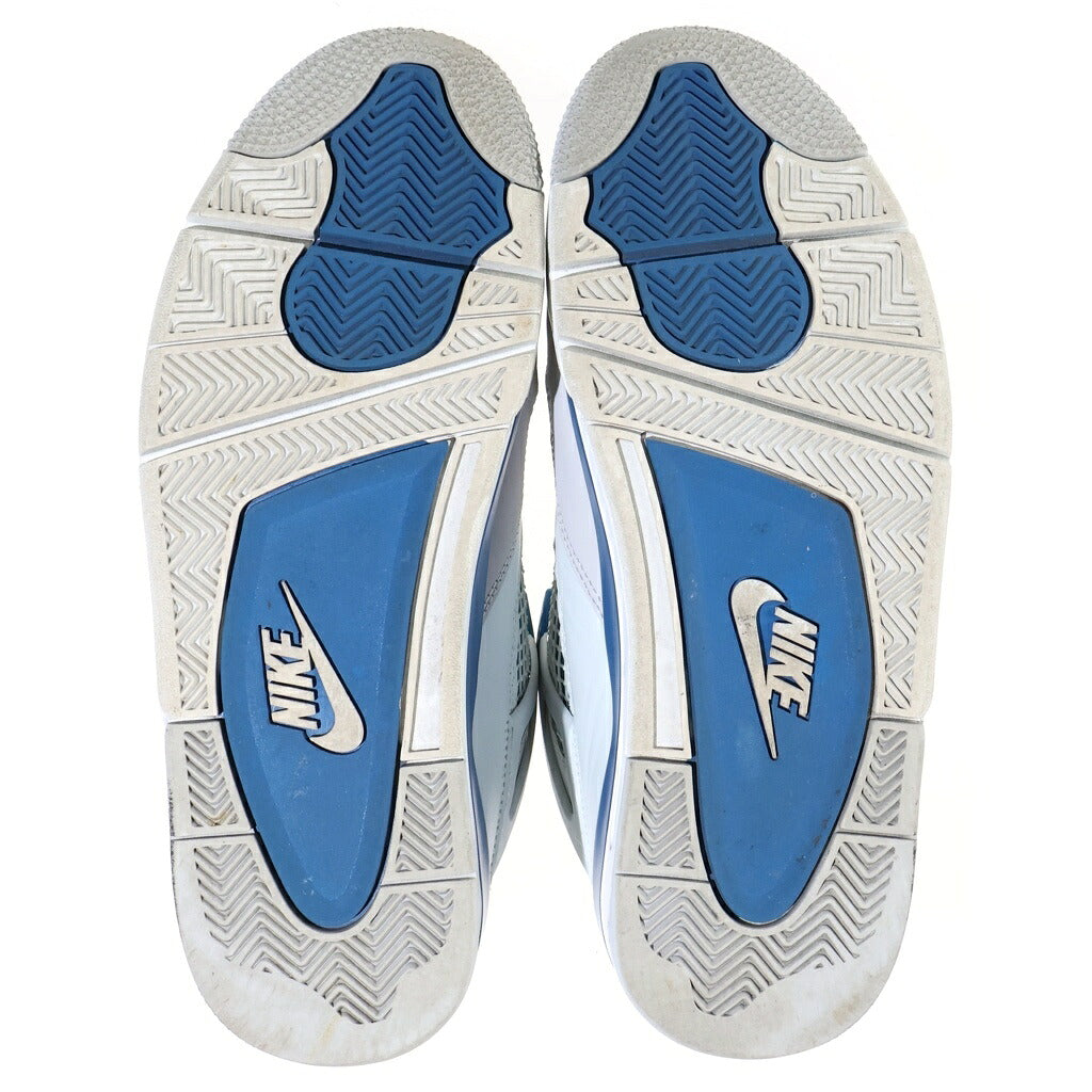 NIKE(ナイキ) AIR JORDAN 4 RETRO INDUSTRIAL BLUE エアジョーダン4 レトロ インダストリアルブルー ローカットスニーカー ホワイト/ブルー US10/28cm FV5029-141